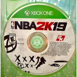 2K NBA 2K19 Video Game Xbox One Damaged Case Basketball